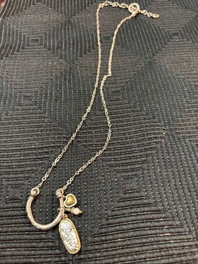 Brighton Heart & Charm Pendant Necklace in Gold-Tone